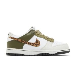 Nike Dunk Low Olive Leopard Sneakers
